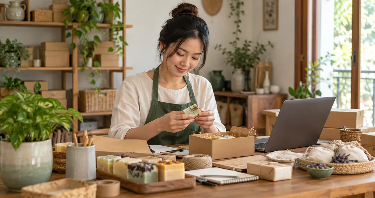 Thử bán số lượng nhỏ sản phẩm thủ công tại nhà