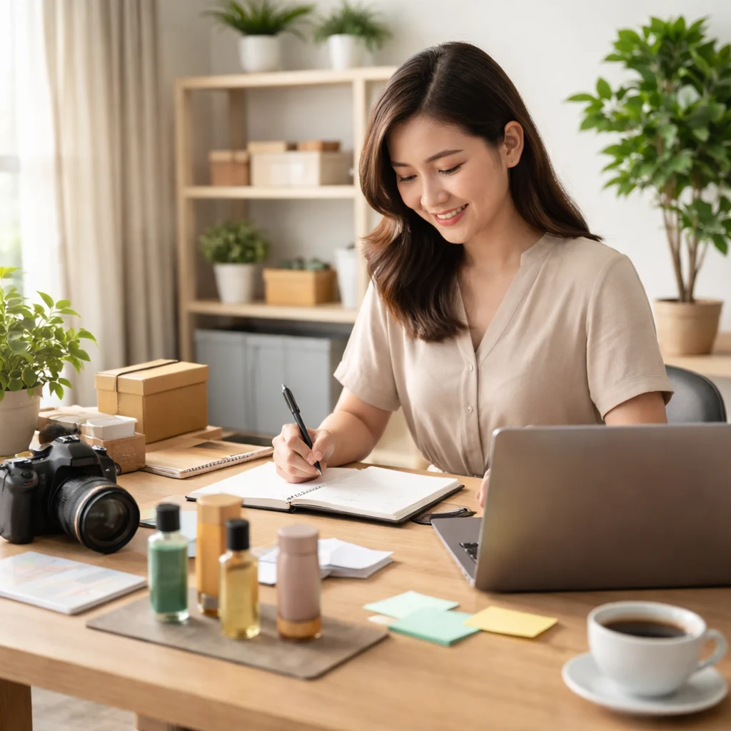 mẫu thiệp 20/10 kèm dịch vụ viết tay — minh họa 1